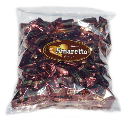 Amaretti in Zartbitterschokolade einzeln verpackt 500g